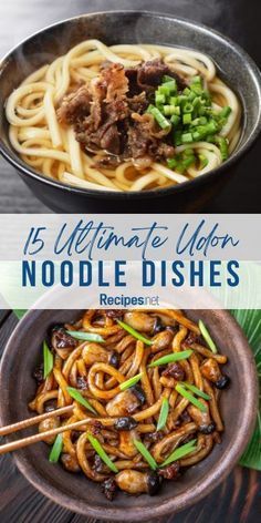 Authentic Udon Noodle Recipe, Chinese Udon Noodle Recipes, Recipes For Udon Noodles, Udon Noodle Recipe Pork, How To Make Japanese Noodles, Udon Ramen Recipe, Udon Noodle Recipes Easy, What To Make With Udon Noodles, Recipes Using Udon Noodles