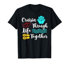 PRICES MAY VARY. Get this great item for your cruise or tropical honeymoon vacation. Perfect for newlywed couples or longtime couples who enjoy taking cruise ship vacations. Lightweight, Classic fit, Double-needle sleeve and bottom hem Couple Trip Shirts, Couples Cruise, Couple Cruise, Tropical Honeymoon, Couples Holiday, Honeymoon Vacations, Novelty Clothing, T Shirt Image, Couple Outfits