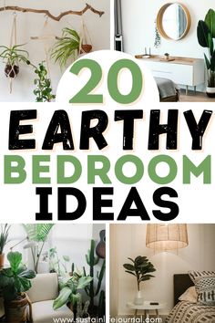 earthy bedroom Sustainable Home Design Eco Friendly, Earthy Bedroom Aesthetic, Earthy Bedroom Decor, Bedroom Color Palette, Cozy Earthy Bedroom, Earthy Bedroom Ideas, Dream Nature, Contemporary Sofa Bed, Minimalist Bedroom Ideas