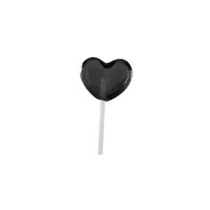 a heart shaped lollipop on a stick