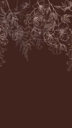 an image of flowers on a brown background