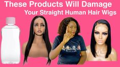 These 5 products can damage your straight human hair wigs if you use them Straight Human Hair Wig, Straight Human Hair Wigs, Human Hair Wig, Straight Human Hair, Hair Wig, Hair Wigs, Human Hair Wigs, Wig Hairstyles