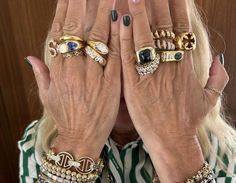 Rings And Bracelets, Chunky Jewelry