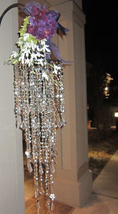 Adding a little bling to your wedding reception decor