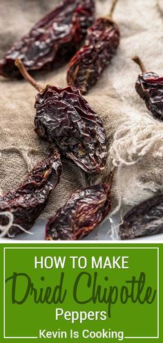 how to make dried chipotte peppers in the oven