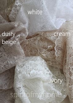 lace is shown with the names on it