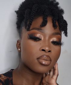 Birthday Makeup Looks, Brown Girls Makeup, Natural Glam Makeup, Brown Skin Makeup, Fall Makeup Looks, Glam Makeup Look, Braut Make-up, Brown Eyeshadow