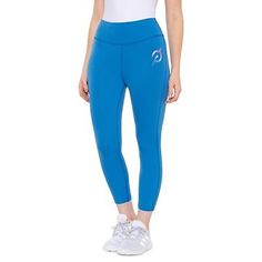 Peloton Move Capri Leggings Women's Size M High Waist Ankle Cropped Cycling Gym  | eBay Peloton Leggings, Active Wear Pants, Blue Logo, Range Of Motion, Capri Leggings, Active Wear For Women, Women's Leggings, Capri, Cycling