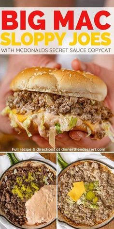 the big mac sloppy joes with mcdonald's secret sauce copycat is here