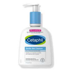 Gentle Skin Cleanser - Cetaphil | Ulta Beauty Cetaphil Cream, Cetaphil Face Wash, Cetaphil Gentle Skin Cleanser, Deep Clean Skin, Hydrating Face Wash, Cleanser For Oily Skin, Daily Facial Cleanser, Gentle Skin Cleanser, Skin Cleanser