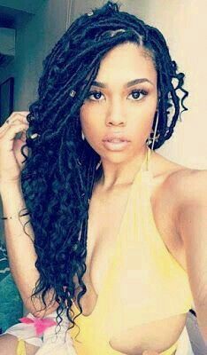 Goddess Locs Styles, Faux Locks, Crochet Styles, Locs Styles, Faux Locs Hairstyles, Queen Queen, Pelo Afro, Twist Braid Hairstyles, Goddess Locs