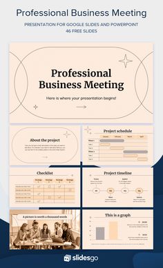 the professional business meeting powerpoint presentation