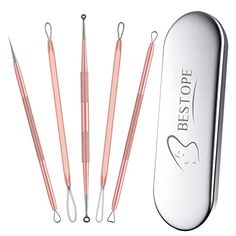 Best Blackhead Remover, Pimple Popper Tool, Skin Spatula, Pimple Extractor, Facial Scrubber, Blackhead Extractor Tool, Comedone Extractor, Blackhead Remover Tool, Extractor Tool