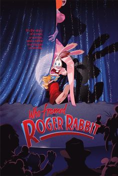 the movie poster for roger rabbit