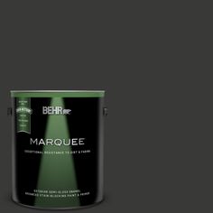 the behr marquee paint is dark green