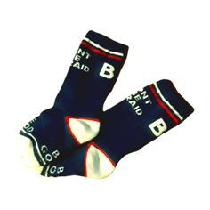 Brand New 2-Pack Of Unisex Baby Toddler Kids Hype Socks Design: Blue - "Be Good" "Dont Be Afraid" Hype Logos (Colors May Be Slightly Darker Because Of Photo Lighting.) Type: Knee High, Sports-Type Socks. Anti-Slip, Grip Socks. Toe And Heel Are Extra Thick, Reinforced For Lasting Comfort. 75% Cotton, 20% Polyester, And 5% Spandex. Fit: Size -Small, Length Of Sole:3-4 Inches, **For 0-12 Months** New Without Tags --- Super Cute! Hype Logo, Jcrew Kids, Socks Design, Baby Tights, Vans Kids, Soccer Socks, Boys Socks, Baby Co, Comfortable Socks