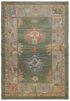 Oushak Handwoven Traditional Rug