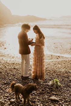 PNW elopement in Oregon, elopement with a dog, dog wedding at Oregon coast.  PNW wedding, PNW wedding destinations Pnw Elopement, Oregon Elopement, Wedding Destinations, Pnw Wedding, Location Inspiration, Small Intimate Wedding