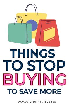 Things to stop buying to save more money Saving Money Tips, Stop Spending, Debt Repayment, Money Savings