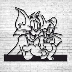 an image of a cartoon character on a brick wall with the words,'sonic and tails