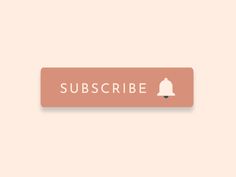 a pink sign that says subscribe with a bell in the center on it