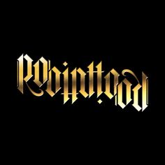 the word raptod in gold on a black background