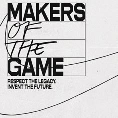 an advertisement for makers of the game