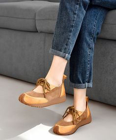 Boutique Camel Suede Splicing Lace Up Flat ShoesMade of:-Suede Upper.-Rubber sole-Faux Leather cushioned insole.1.37"/3.5cm Heel Shoes Boutique, Boutique Sales, Leather Cushion, Shoe Boutique, Lace Up Flat, Flat Shoes, Free Giveaway, Rubber Sole, Shoes Flats