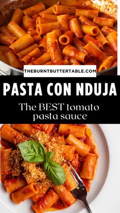 the best tomato sauce for pasta on nduja is made with fresh basil and parmesan cheese