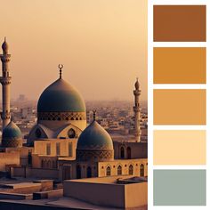 an image of a cityscape with many different colors