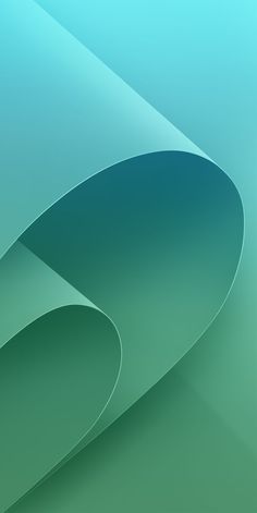 an abstract green and blue background with curved shapes