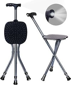 an ironing board and foot stool are shown with the light shining on it's back