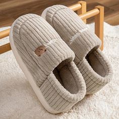 Category:Slippers; Upper Materials:Satin; Season:Winter,Fall; Heel Type:Flat Heel; Gender:Women's; Toe Shape:Round Toe; Style:Minimalism,Comfort,Casual; Heel Height(inch):<1; Outsole Materials:Rubber; Occasion:Indoor,Home,Daily; Closure Type:Loafer; Pattern:Solid Color; Listing Date:10/07/2023; 2024 Trends:House Slippers,Fuzzy Slippers Fluffy Slippers; Size chart date source:Provided by Supplier. Slippers Fluffy, Fluffy Slippers, Bedroom Slippers, Fuzzy Slippers, Slippers Cozy, Pink Dark, Women's Slippers, Mens Winter Fashion, Khaki Color