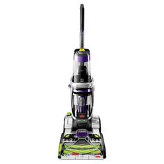 the upright vacuum is clean and ready to use