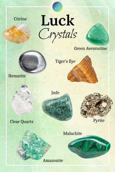 Explore the benefits of crystals for good luck, the different types of crystals you can use to attract prosperity, and how you can incorporate them into your daily life to manifest your dreams. Expensive Crystals, Good Luck Crystals, Luck Crystals, Different Types Of Crystals, Crystals For Wealth, Crystals For Luck, Crystals Healing Grids