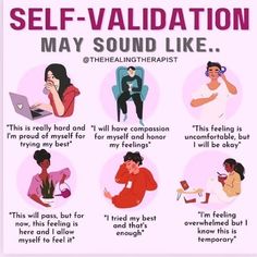 Validation From Parents, Self Invalidation, Self Validation Affirmations, Self Validation, Empath Healing, Self Efficacy, Writing Therapy