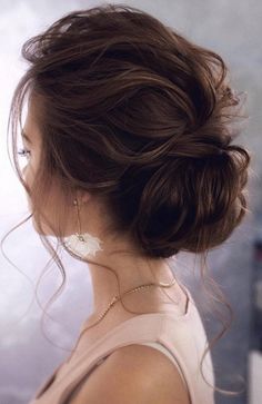 15 Stunning Low Bun Updo Wedding Hairstyles From Messy Wedding Hair, Wedding Bun Hairstyles, Graduation Hairstyles, Wedding Hairstyles Updo, Wedding Updo, Trending Hairstyles