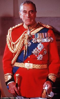 Louis Mountbatten, Lord Mountbatten, Admiral Of The Fleet, Navy Uniform, The Ira, English Royal Family, Elisabeth Ii, Prince Phillip