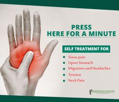 Punkty Spustowe, Healing Reflexology, Pressure Point Therapy, Sinus Pain, Hand Reflexology, Massage Therapy Techniques, Acupressure Therapy, Acupressure Massage