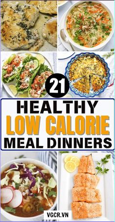 healthy low calorie meal dinner ideas