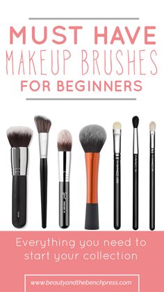 Makeup Brushes For Beginners, Must Have Makeup, How To Wash Makeup Brushes, Brush Guide, Makeup Brushes Guide, Best Makeup Brushes, Make Up Brush, Makeup Brush Cleaner, Eye Makeup Brushes