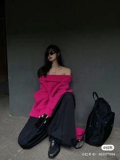 Curated Outfit, Outfit Choices, Woman Outfit, Chic Aesthetic, Minimal Outfit, Korea Fashion, Korean Street Fashion, Pink Outfit