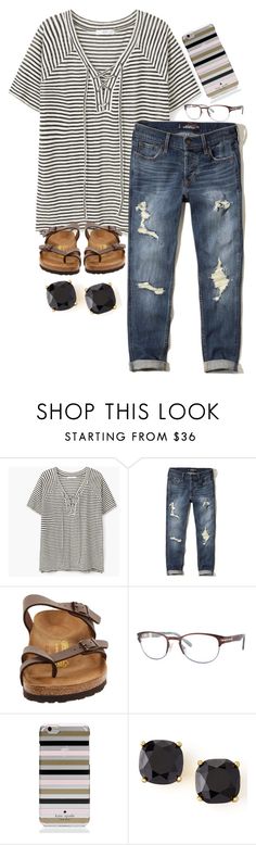 "follow up on your promises" by legitimately-kierstin ❤ liked on Polyvore featuring MANGO, Hollister Co., Birkenstock, Sperry and Kate Spade How To Wear Birkenstock Sandals, Ripped Jeans Ideas, Birkenstock Summer, How To Wear Birkenstock, Wardrobes Ideas, How To Wear Loafers, Birkenstock Sandals, Winter Outfits For Work, Super Ideas