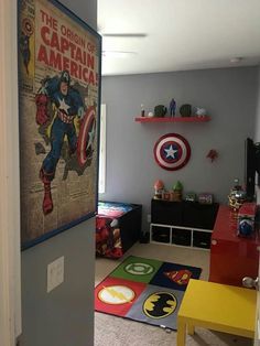 Marvel Nursery, Avengers Bedroom, Avengers Room, Marvel Room, Big Boy Bedrooms