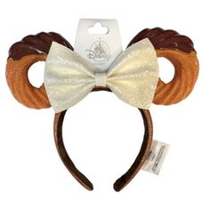 Nwt Disney Parks Churro Minnie Mouse Ears Brand New With Tags. Yummy & Unique Festive Fun On A Headband. The Highly Sought After Mickey Ears! Get Them Before They Are Gone! An Awesome Gift For Disney Enthusiast. Churro Mickey Ears, Epcot Disney Ears, Gingerbread Mickey Ears, Mulan Minnie Ears, Pocahontas Mickey Ears, Disney Ears Headband, Disney Fits, Diy Disney Ears, Disney Merch