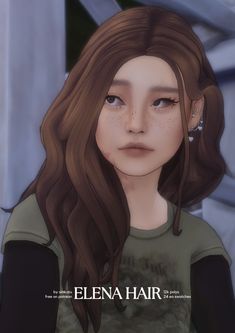 Sims 4 Messy Hair Maxis Match, Sims 4 Cc Hair Covering Eyes, Sims 4 Clay Hair, The Sims 4 Cc Grunge Hair, Woman Hair Cc Sims 4, Sims 4 4c Hair Cc, Sims4 Cc Maxis Match Patreon, Sims 4 Cas Inspiration, Ts4 Wavy Hair