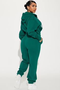 Available In Black, Hunter, Cream, And Cognac. Sweatsuit Zip Up Jacket Kangaroo Pockets Hoodie Jogger Elastic Waistband Pockets Stretch Self: 80% Cotton 20% Polyester Contrast: 60% Cotton 38% Polyester 2% Spandex Imported | Stayin' In Sweatsuit in Hunter size 1X by Fashion Nova Black Hunter, Gal Gadot Wonder Woman, My Shopping List, Hoodie Set, Kangaroo Pocket Hoodie, Cute Comfy Outfits, Zip Up Jacket, Leather Jacket Men, Comfy Outfits