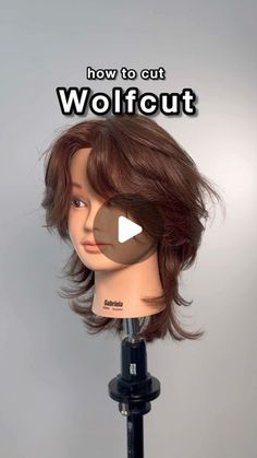 Haircut Wolfcut, Curtain Bangs And Layers, A Wolf Cut, Cut Hair At Home, Bangs And Layers, Hair Protection, Texture Spray, Easy Hair Cuts, How To Cut Your Own Hair