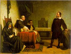 a painting of people sitting at a table in front of a man with a cane