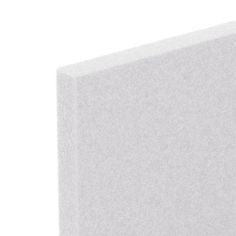 a white foam block on a white background